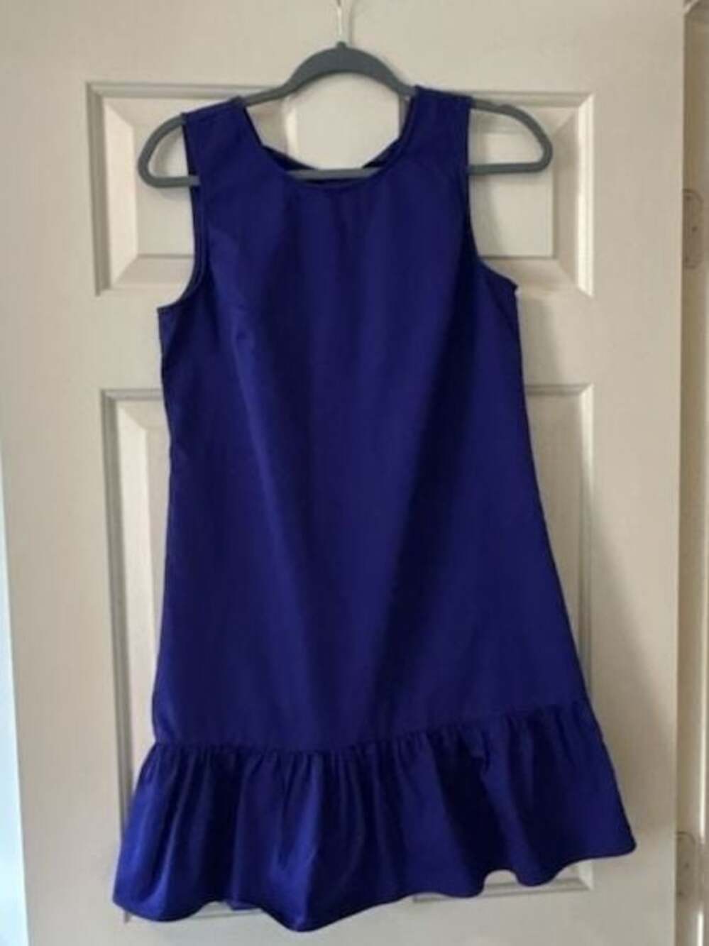 J.Crew Women's Sleeveless Ruffle Hem Dress Size S